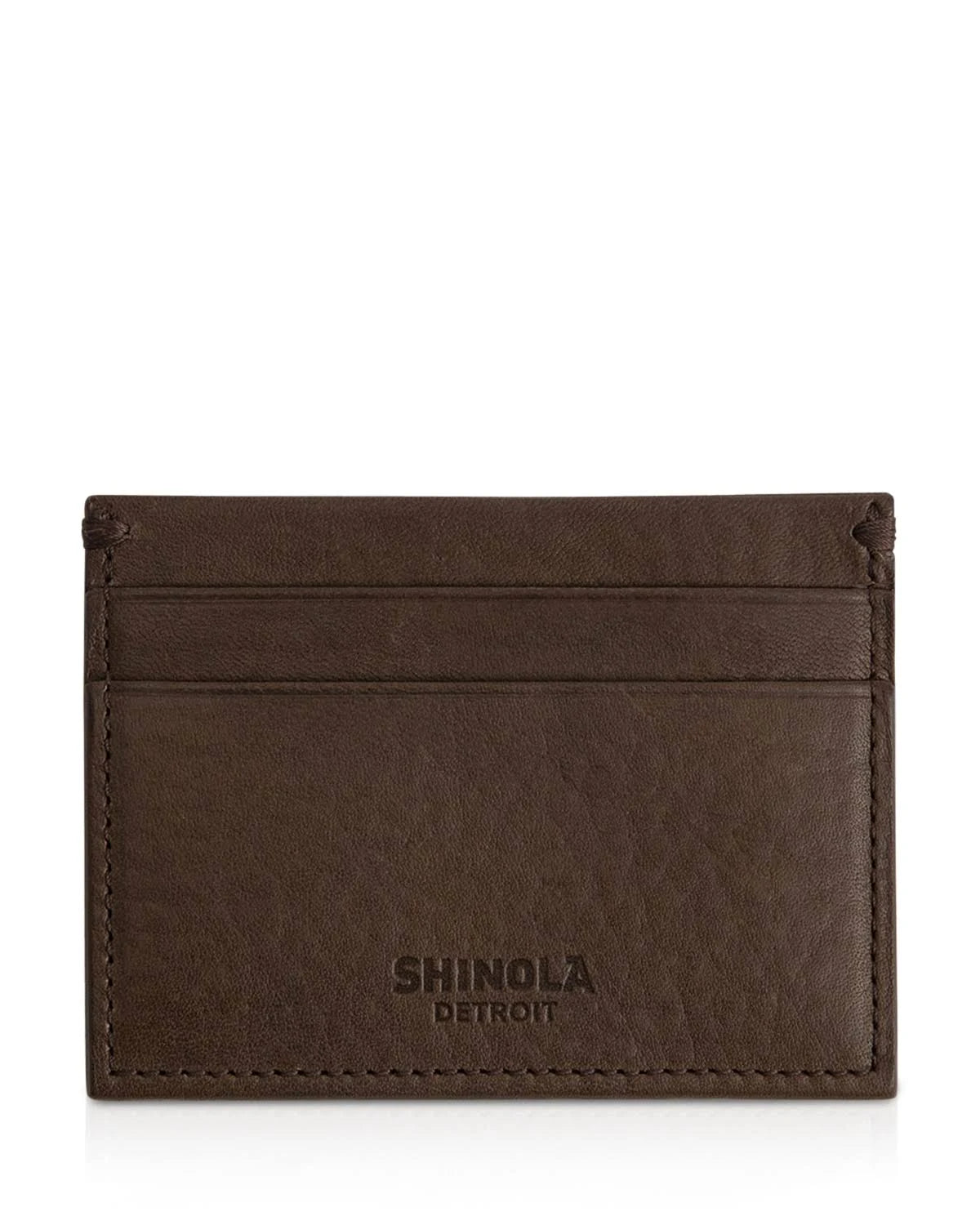 Brown Leather Card Case E3783