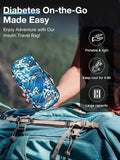 Insulin Cooler Travel Case and 4 Nylon Ice Packs K651