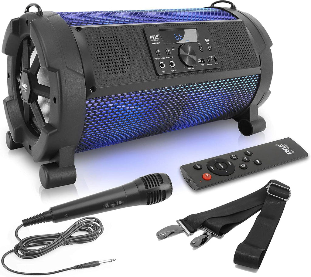 500W 2.1Ch Rechargeable Bluetooth Boombox Speaker with LED T912