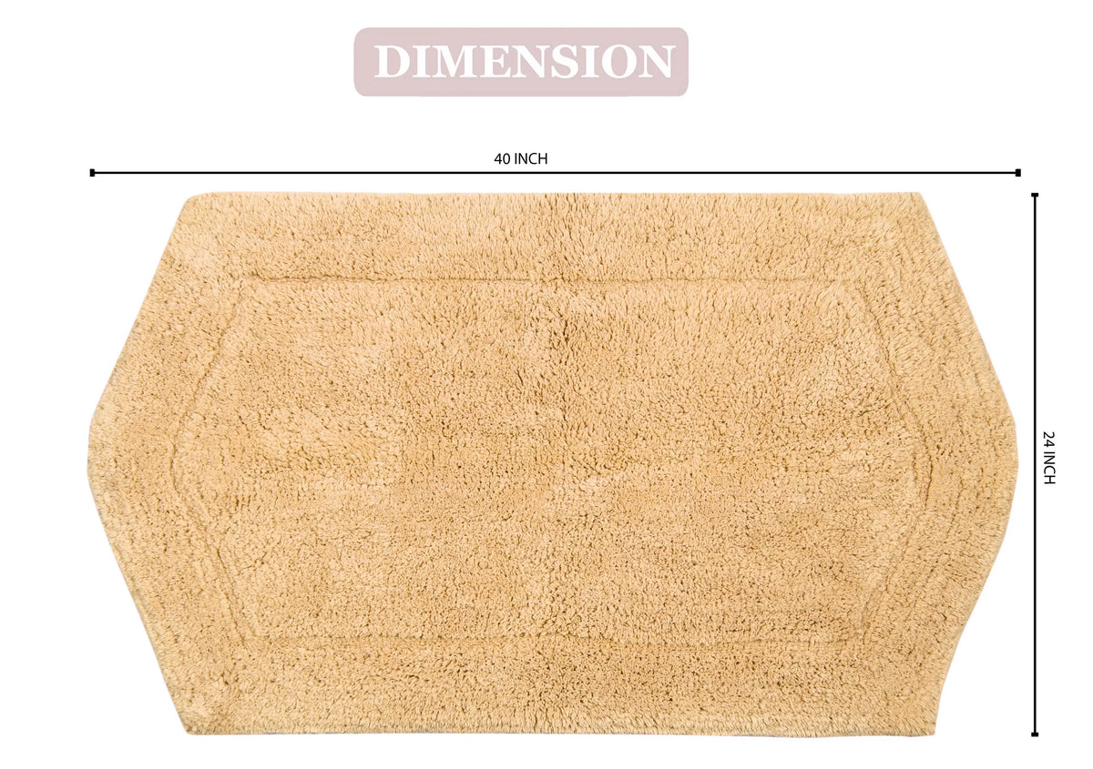 100% Cotton Tufted Non-Slip Bath Rug 24" x 40" J2049