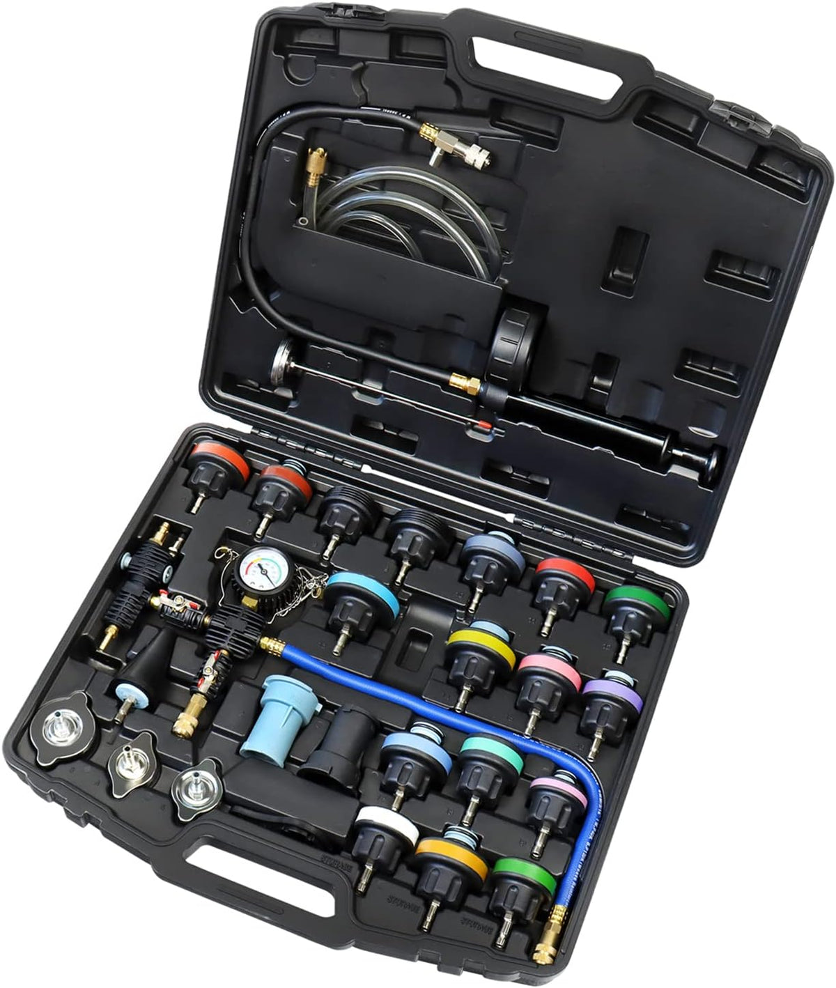 28PCS Radiator Coolant Pressure Tester Vacuum Refill Tool Kit L5104