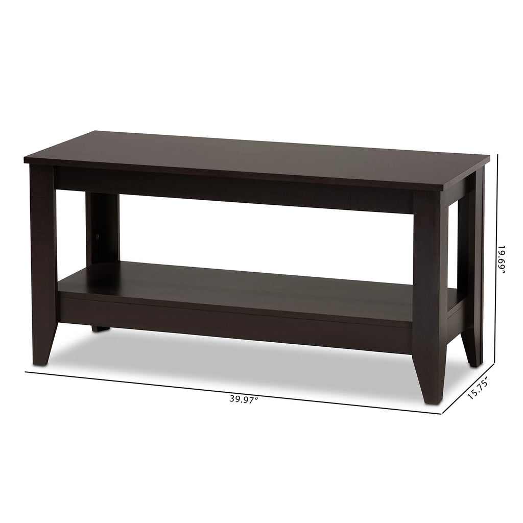 Wenge Finished Wood Coffee Table C519150