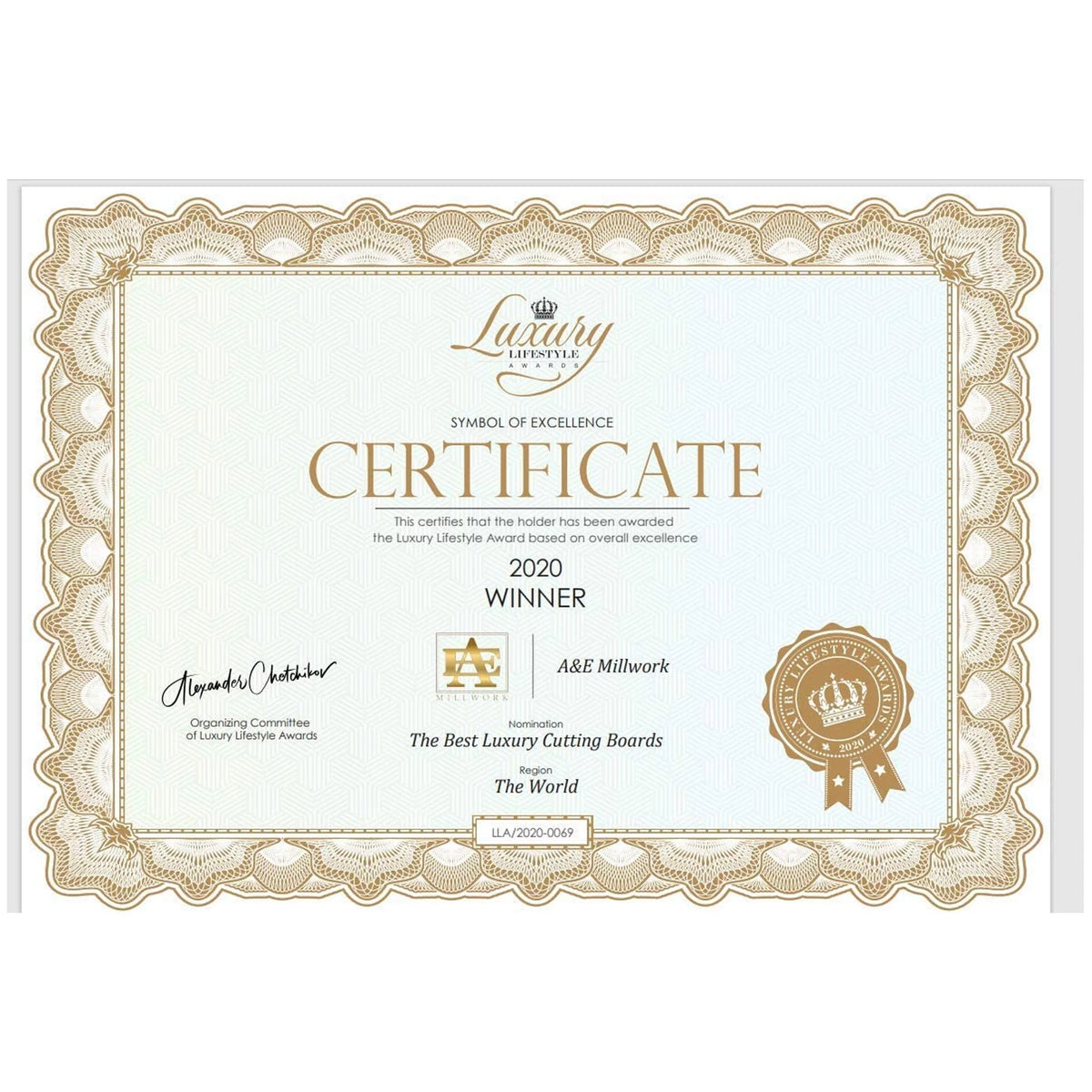 Mahogany Maple Epoxy Wood End Grain Cutting Board A64397