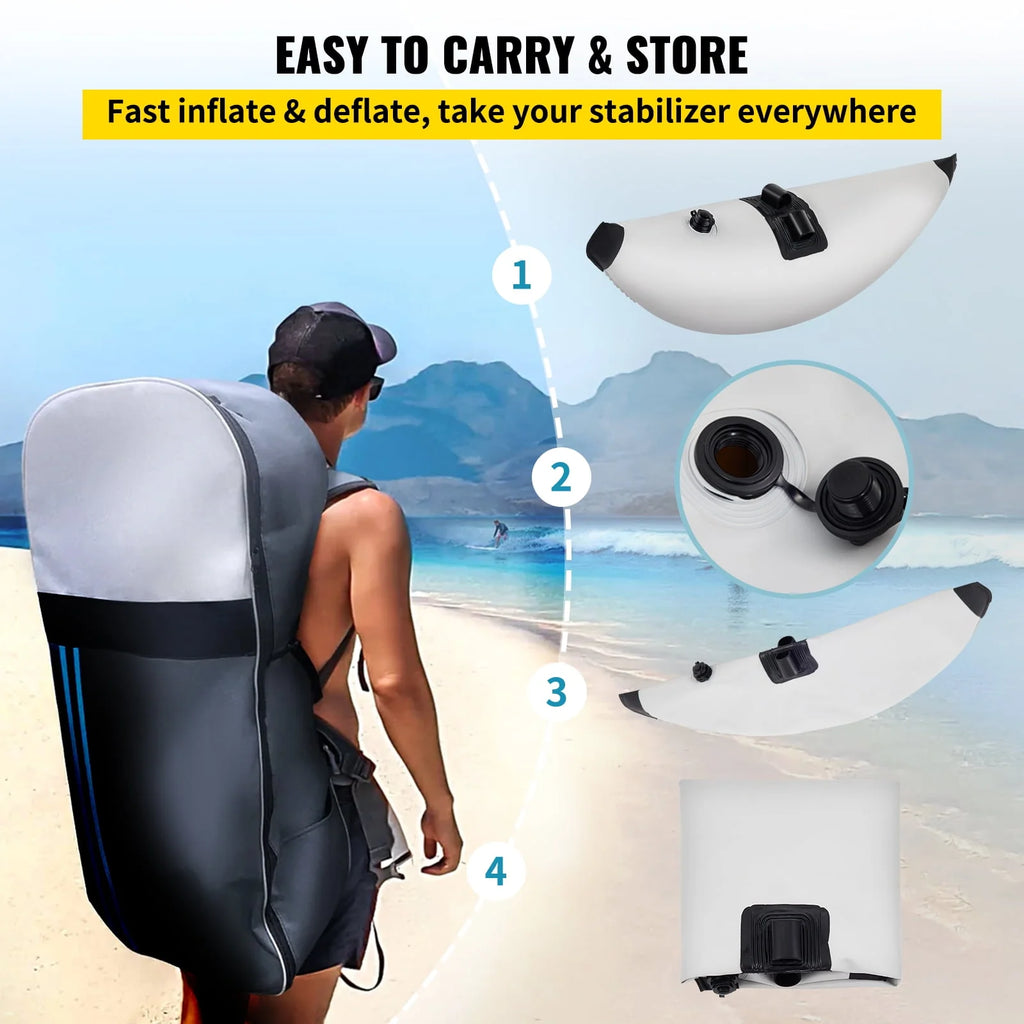 2 pcs PVC Inflatable Kayak Stabilizer C65338