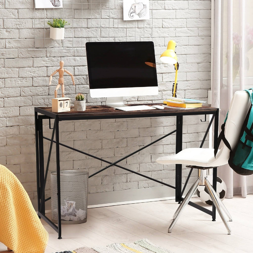 Rustic Folding Computer Desk Q789080