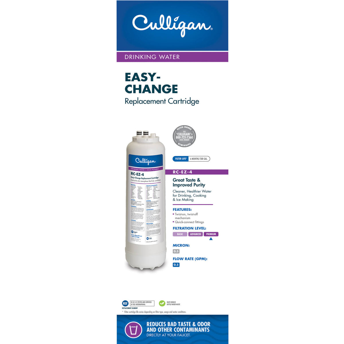 Water Filter Replacement Cartridge O123