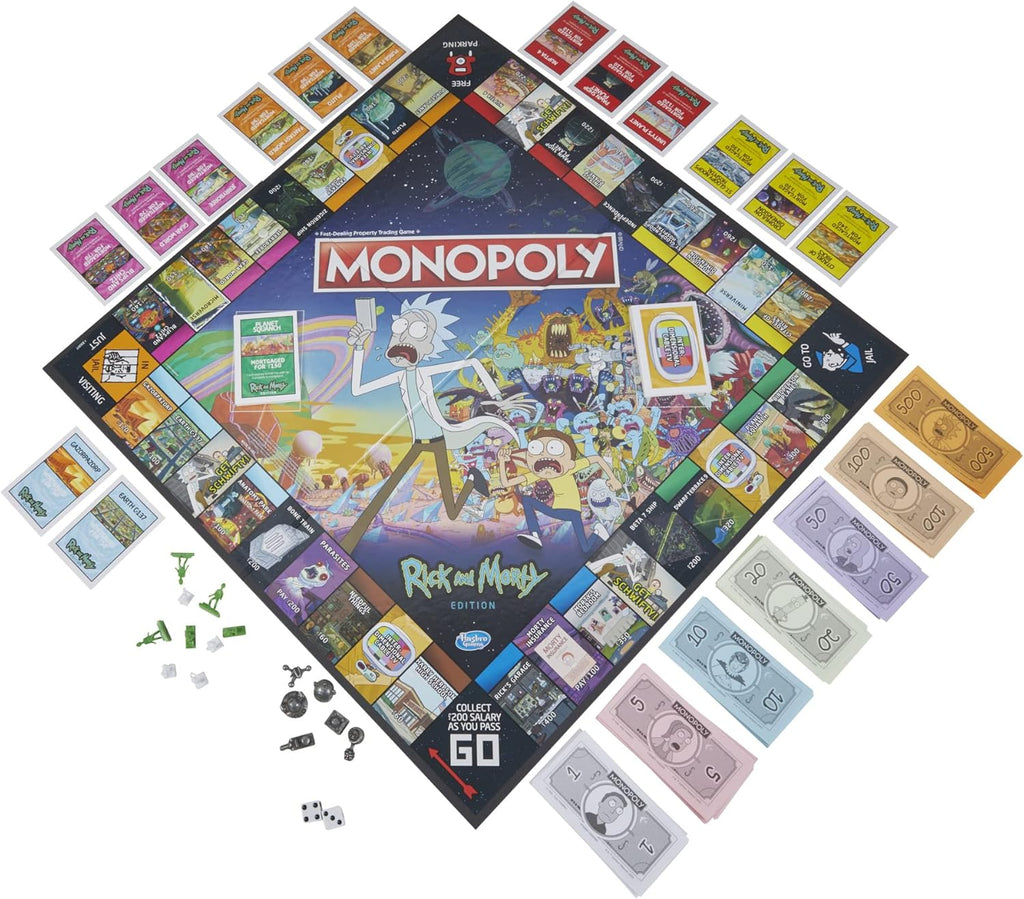 Monopoly Board Game with Collectible Tokens O5162