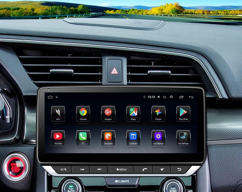 10.25inch Touch Screen Radio Replacement for Honda Civic T393