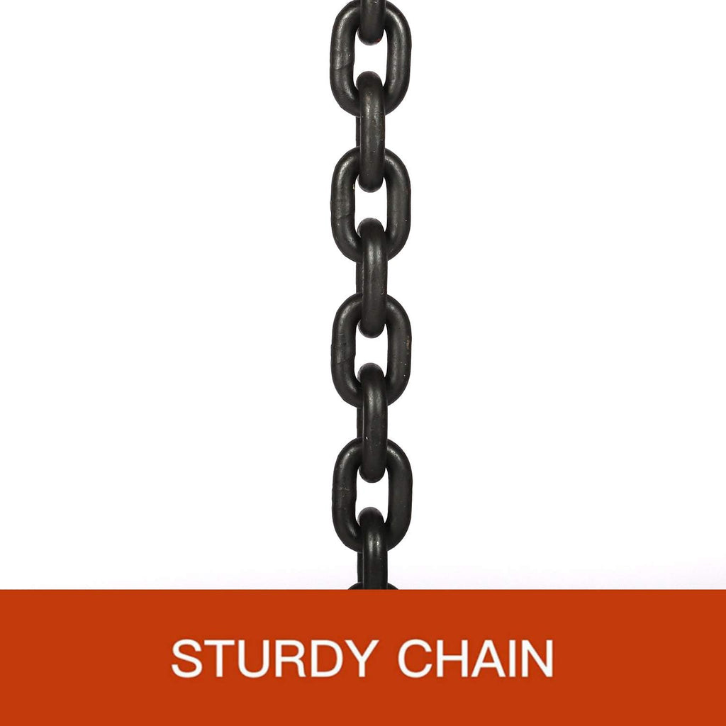 1-1/2 Ton Manual Lift Lever Block Chain Hoist, 20 feet Ratchet Chain Hoist Puller D837621