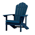 Navy Reclining Wood Adirondack Chair G725533