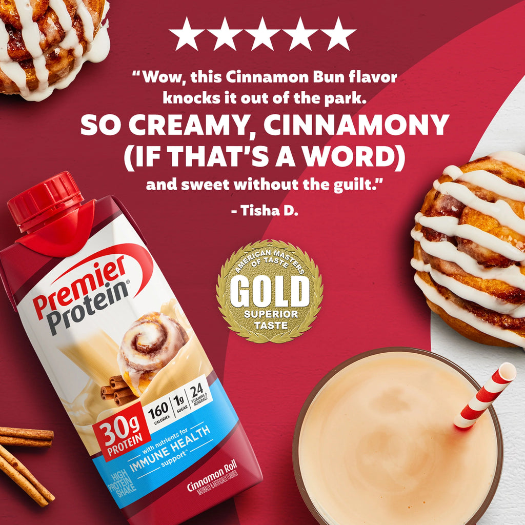 Cinnamon Roll Protein Shake 30g 11 fl oz 4 Ct T334197