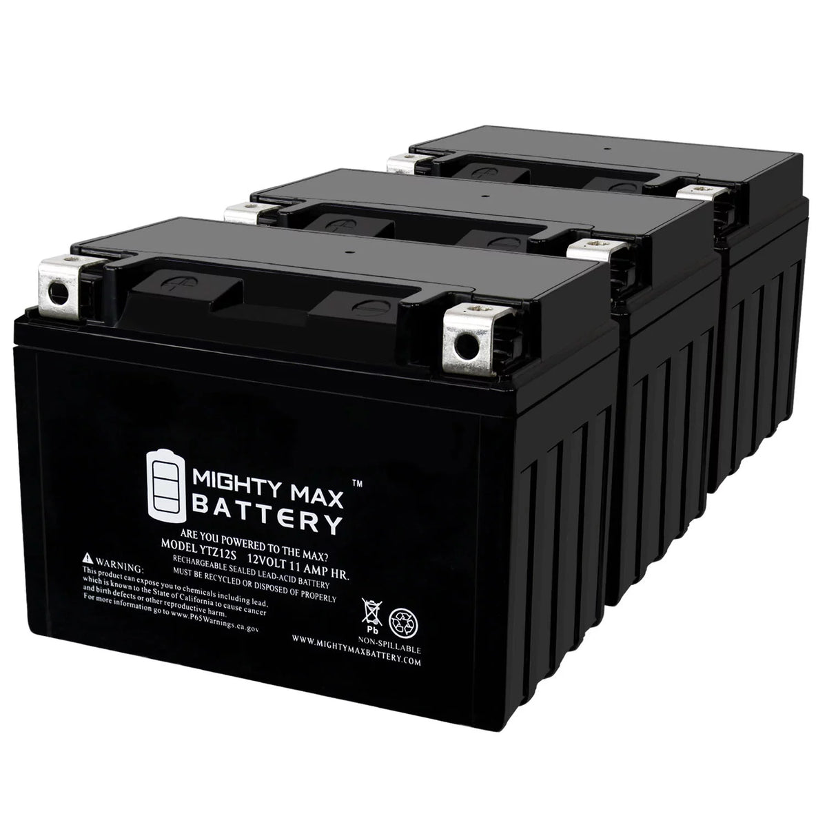 12 Volt 11 AH 210 CCA Rechargeable SLA AGM Motorcycle Battery M52938
