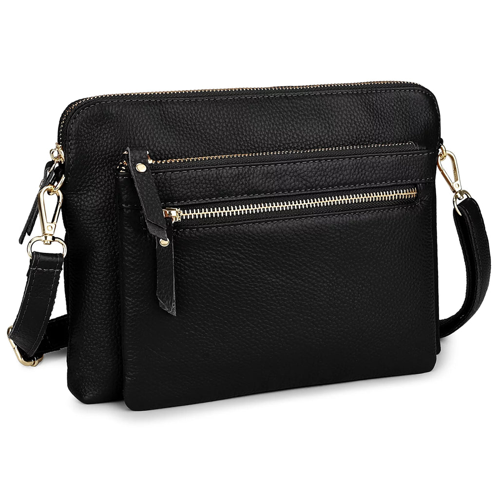 Genuine Leather Crossbody Bag J91780