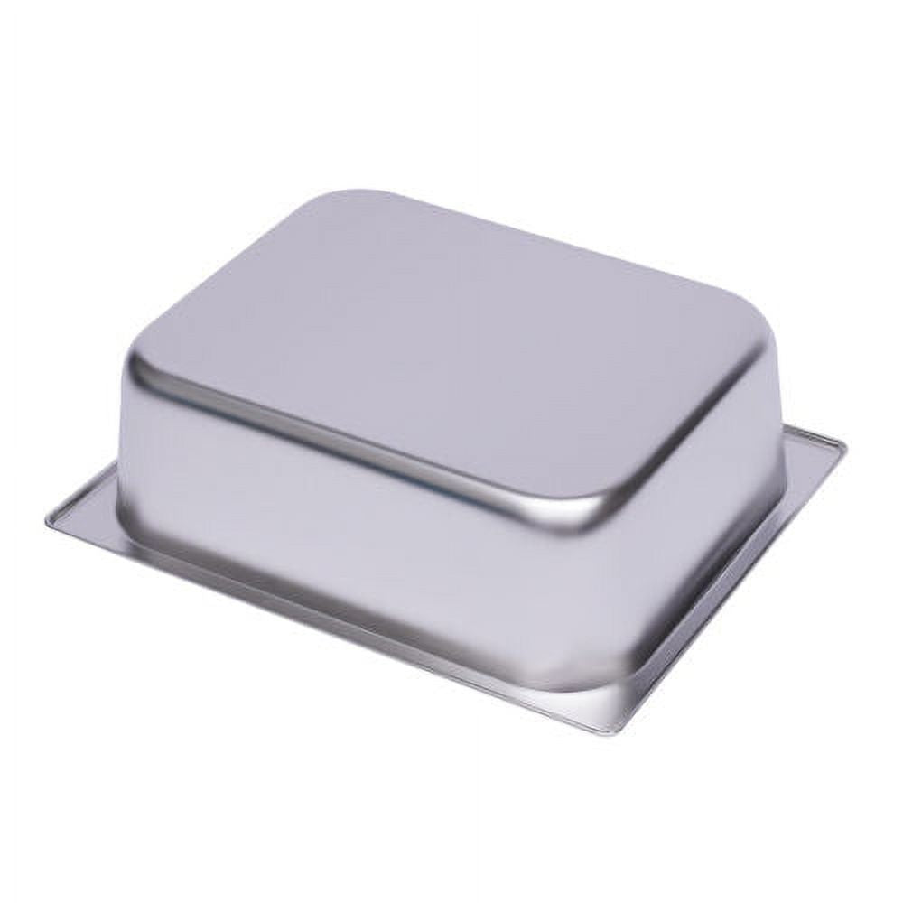 6Pcs 1/2 Size 4" Deep Silver Stainless Steel Steam Table Pans E883