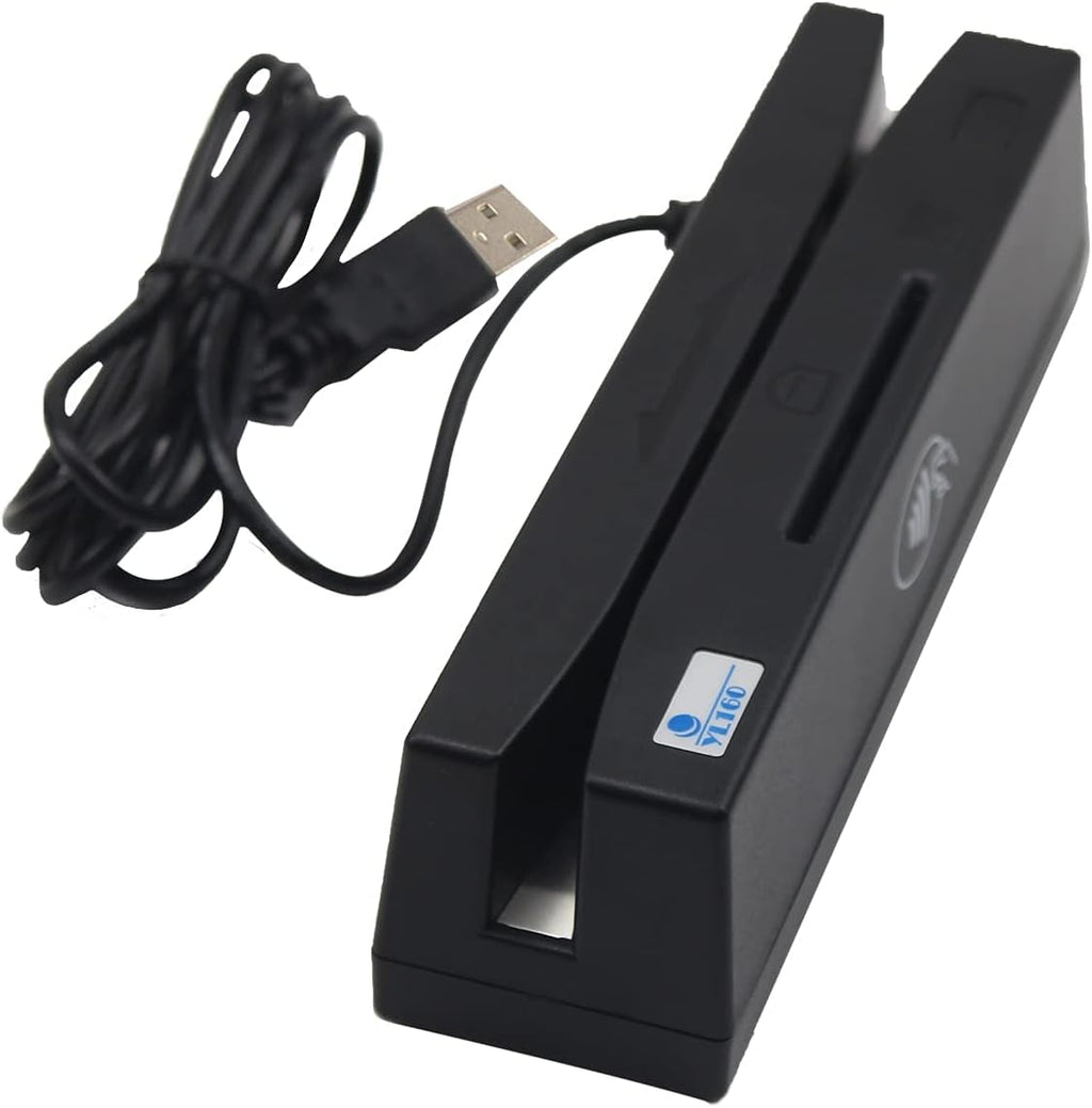 USB 4 in 1 Magnetic Swipe Card Reader with EMV Chip, RFID, PSAM R727