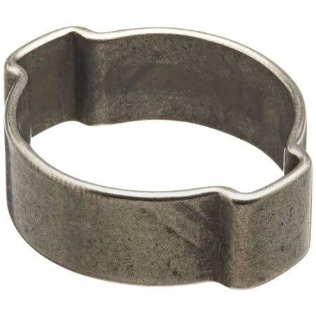 Zinc-Plated Steel Hose Clamp, Double Ear, Pack of 300 A6678