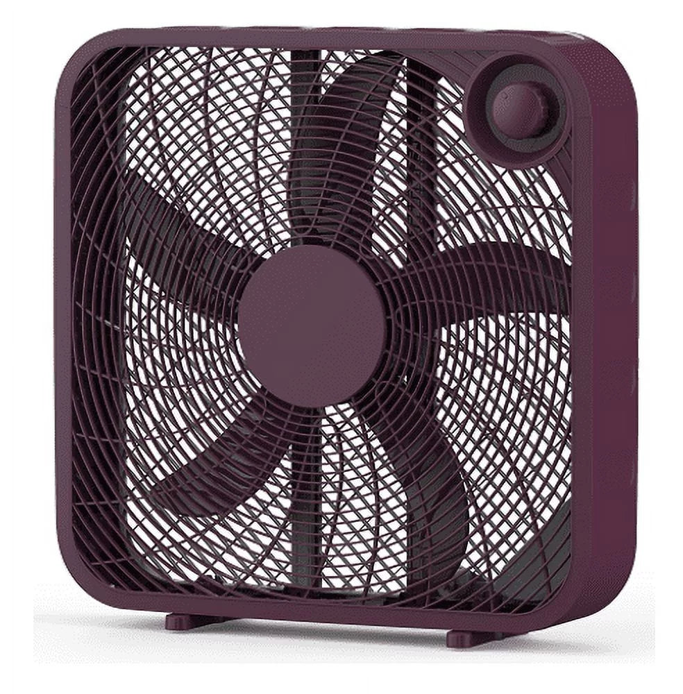 Black 3-Speed Portable Box Fan Y3025