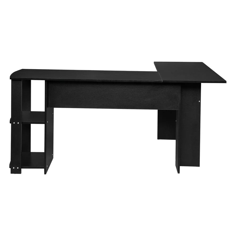L-Shaped Computer Desk with Bookshelves W364566