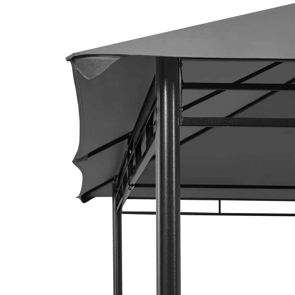 11×11 ft Outdoor Patio Gazebo Tent, Dark Gray V532366