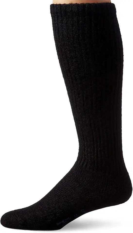 Black Small Closed Toe Crew Socks I790