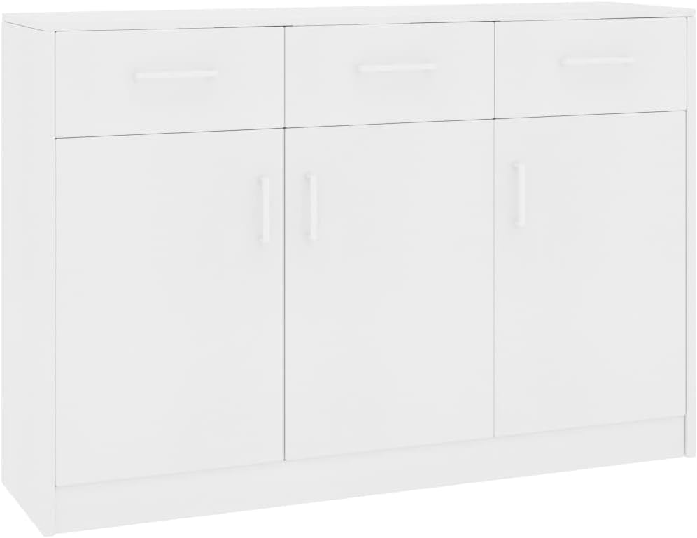 Black Chipboard Sideboard A350