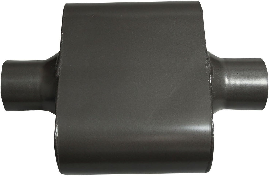 Pair of Single Chamber Performance Race Muffler 3" Center / Center Universal Steel Muffler Pack of 2 F696