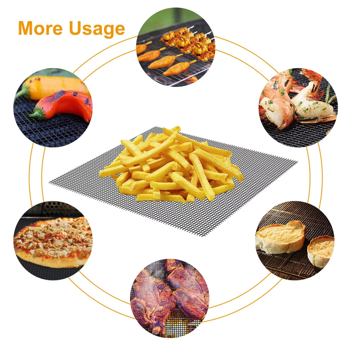 Foldable Metal Charcoal BBQ Grill C828679