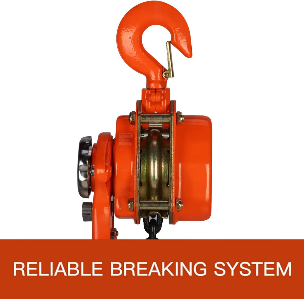 1-1/2 Ton Manual Lift Lever Block Chain Hoist, 20 feet Ratchet Chain Hoist Puller D837621