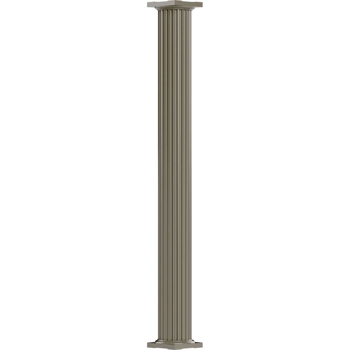 10x22 x 9 Aluminum Column, Round Shaft, 2 Halves Included Z192796