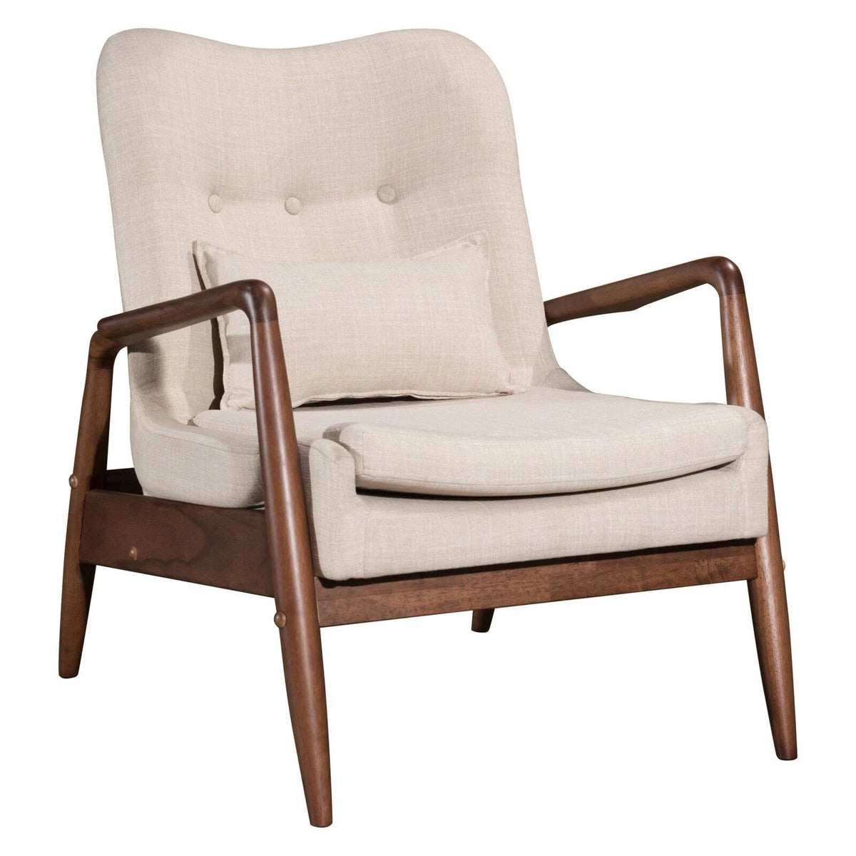 Black Lounge Chair and Ottoman G631