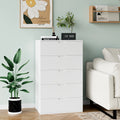 White 6 Drawer Dresser Z18988