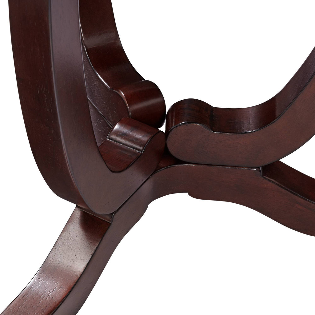 Espresso Round Accent Table D8581