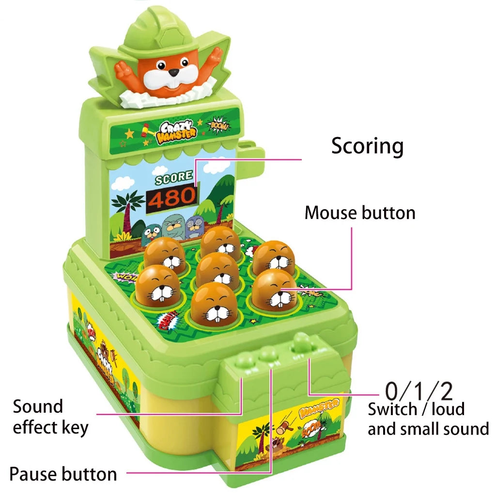 Mini Coin-operated Pound Arcade Game Toy with One Hammer V510083