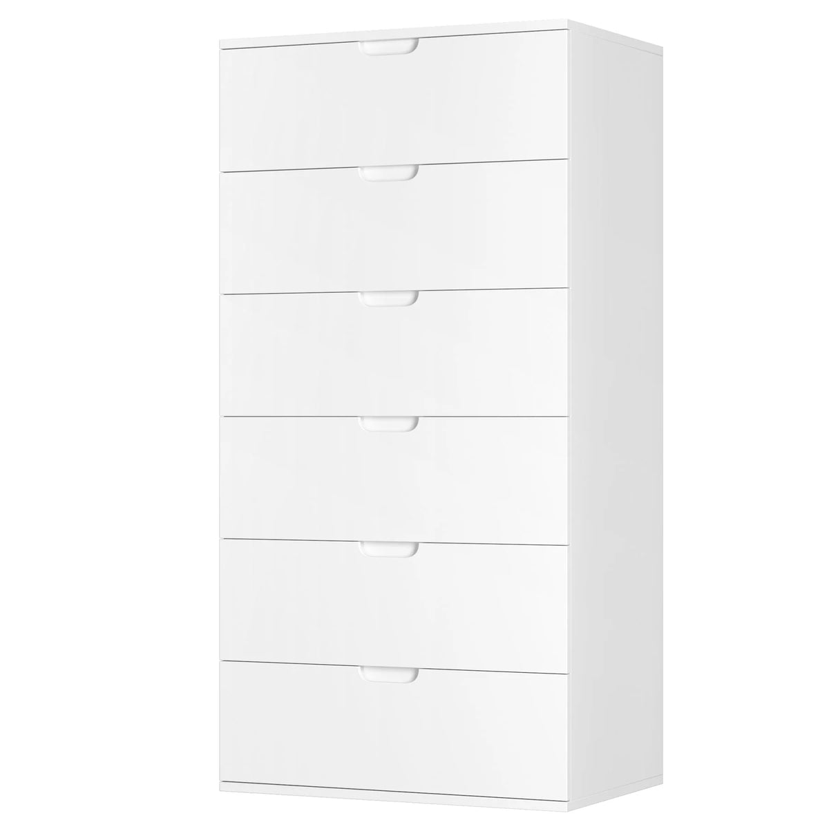 White 6 Drawer Dresser Z18988