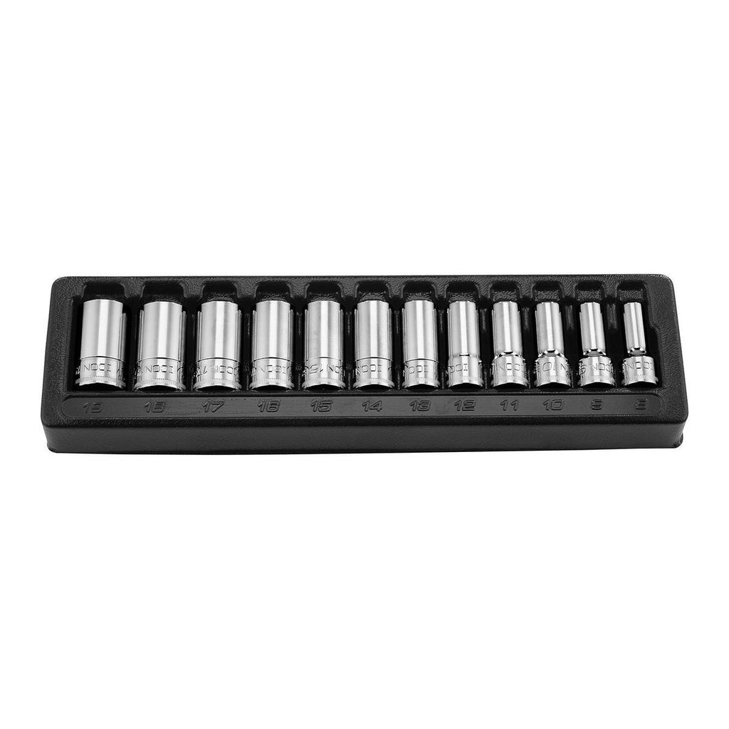 3/8 in. Drive Metric Semi-Deep Socket 12-Piece I641157