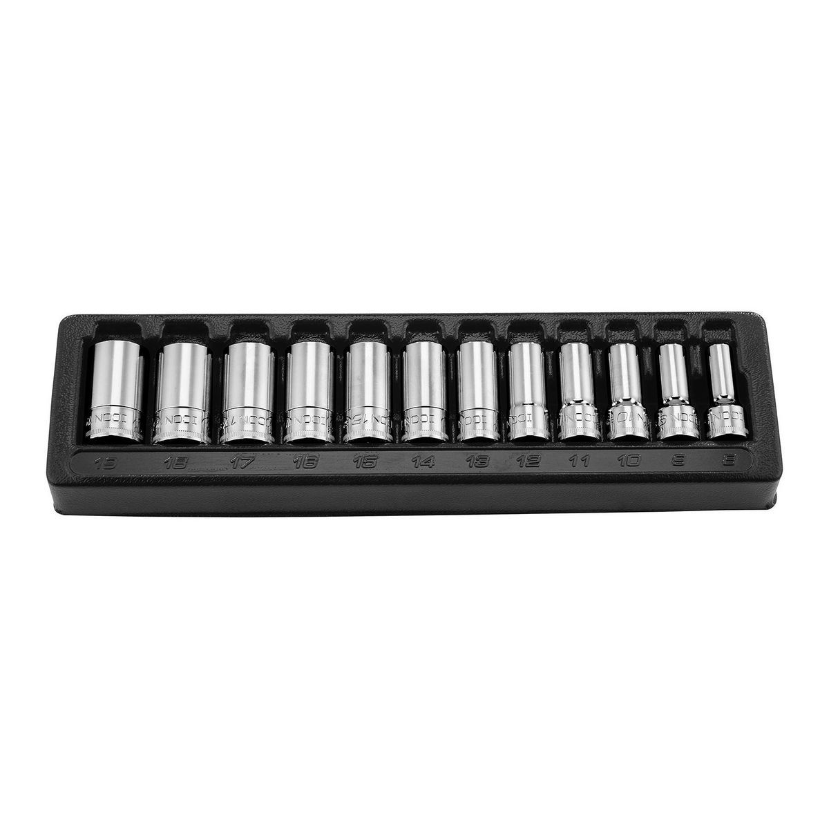 3/8 in. Drive Metric Semi-Deep Socket 12-Piece I641157