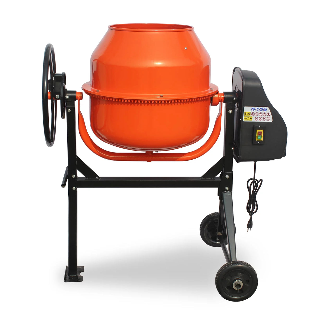 4/5HP Electric Concrete Cement Mixer 5 Cu Ft R87134
