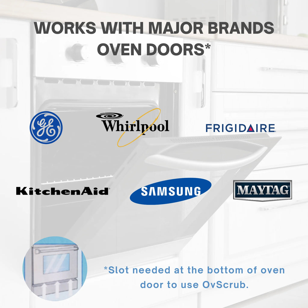 Oven Glass Cleaner with Microfiber Cloth C348471