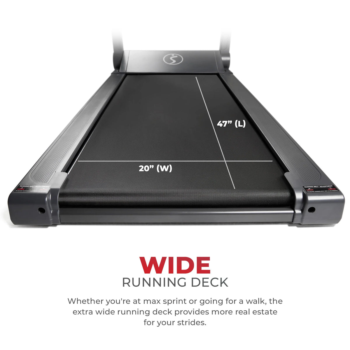 Smart Treadmill with 20 Wide LoPro Deck O767