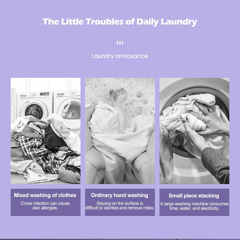 8L Portable Mini Washing Machine with Spin Dryer A18172