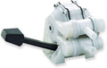 White Double Action Manual Foot Pump for Boats J457295