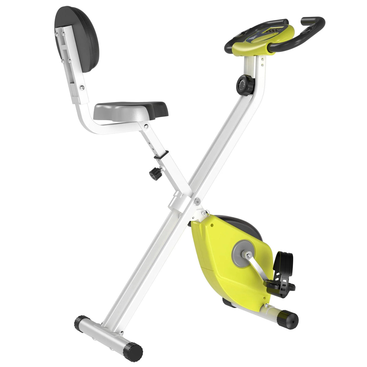 Folding Upright Stationary Indoor Bike with 8 Levels of Magnetic Resistance M467067