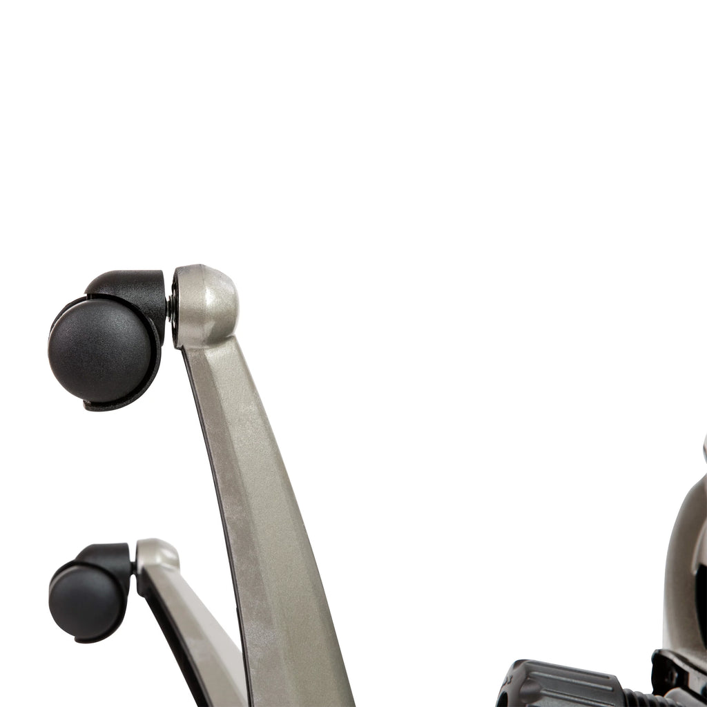 Mid-Back Transparent Black Mesh Executive Swivel Office Chair with Flip-Up Arms P1545