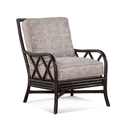 Green and Blue Stripe Wide Armchair F1112
