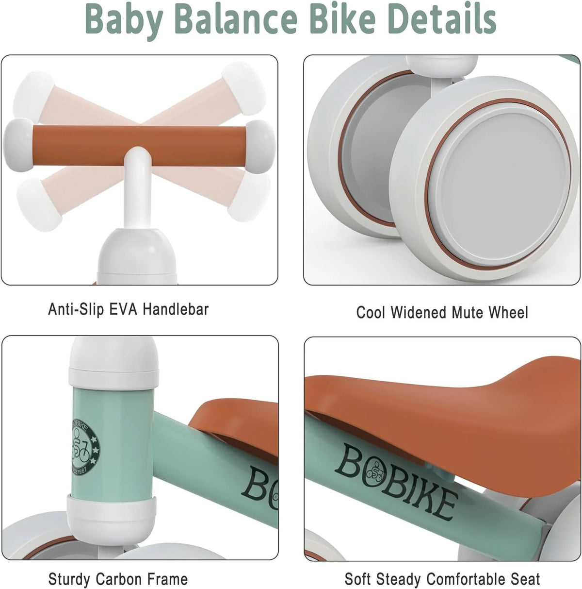 Baby Balance Bike Pink A321497