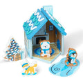 Wooden Gingerbread House Play Set I719