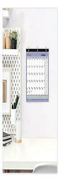 2PK 12-Month Desk Pad Calendar, 11 x 8.5, White/Blue/Green Sheets, Black Binding M464