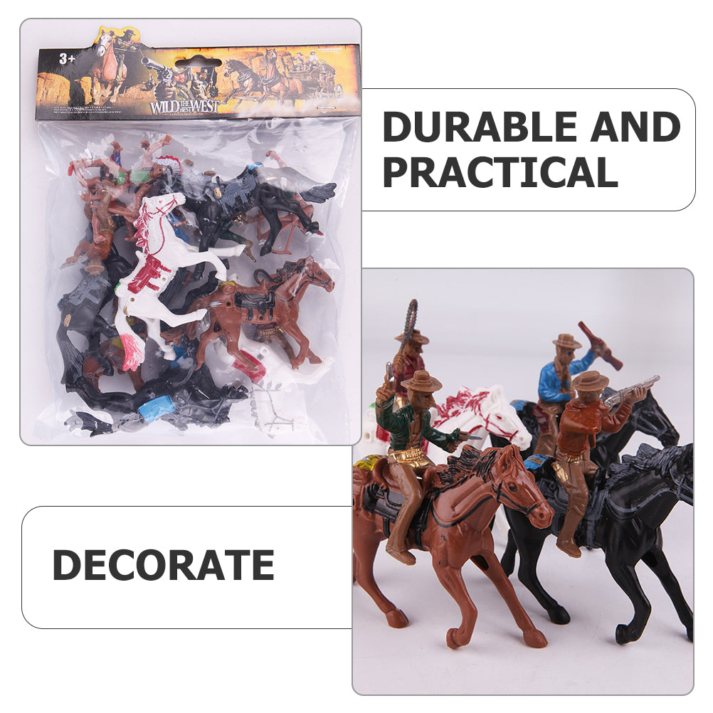 Indian Toys Soldier Figure Playset Miniature Figurines Educational Science Figurine Historical Wild P3645
