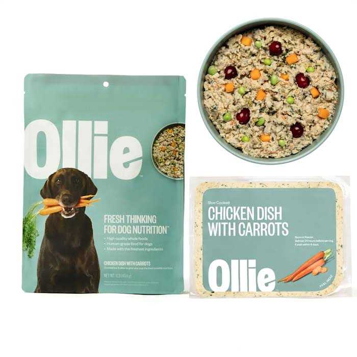 Chicken Dish with Carrots Frozen Dog Food U8724