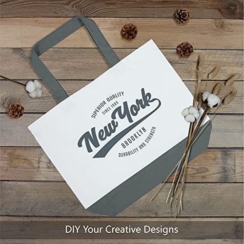3-Pack 12oz Cotton Canvas Tote Bags M892096